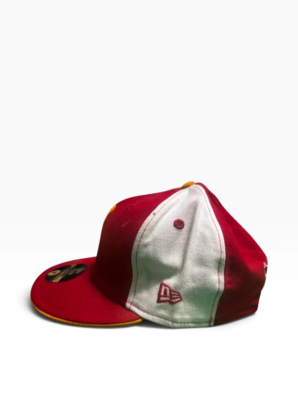 New Era NBA Atlanta hawks Red and Yellow fitted Hat
